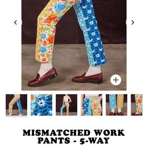 NIB Big Bud Press 5 Way Mismatched Pants | L